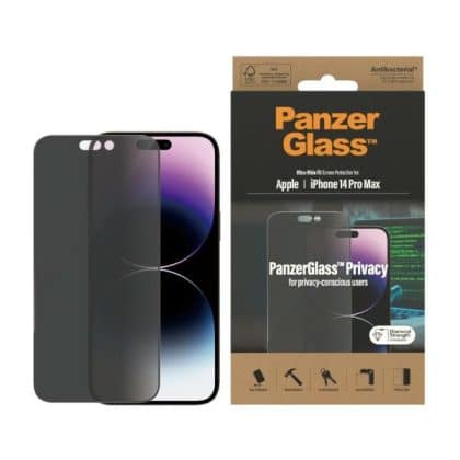 Panzerglass™ Ultra-Wide Fit iPhone 14 Pro Max 6,7" Προστασία Οθόνης Ιδιωτικότητας Αντιβακτηριακή P2774