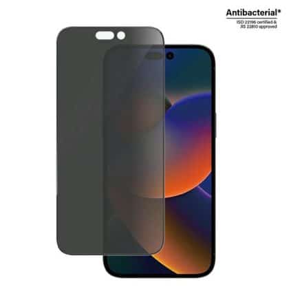 Panzerglass™ Ultra-Wide Fit Προστασία Οθόνης iPhone 14 Pro Max 6,7" Με Ιδιωτικότητα Και Αντιβακτηριακή Επίστρωση, Συμπεριλαμβάνεται Easy Aligner P2786