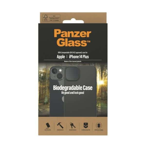 PanzerGlass Βιοδιασπώμενη Θήκη - θήκη για Apple iPhone 14 Plus - Μαύρο - Image 3