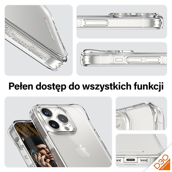 PanzerGlass HardCase - θήκη για Apple iPhone 15 / 14 13 - Διάφανο - Image 3