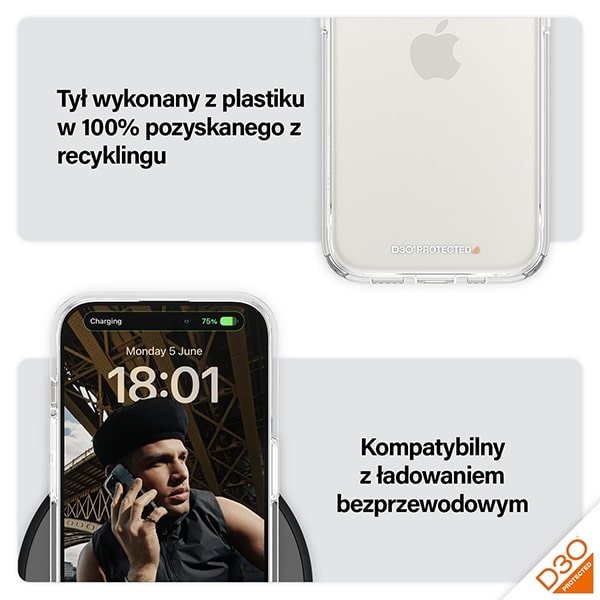 PanzerGlass HardCase - θήκη για Apple iPhone 15 / 14 13 - Διάφανο - Image 5