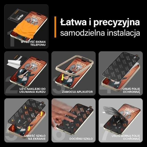 Panzerglass Ultra-Wide Fit Προστασία Οθόνης Για iPhone 15 Plus 6.7" Με Εύκολο Εφαρμογέα 2811 - Image 14