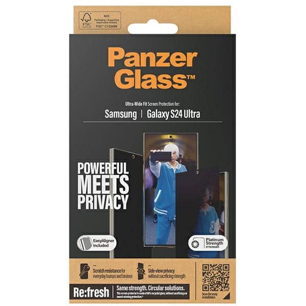 Panzerglass Ultra-Wide Fit Προστασία Οθόνης Ιδιωτικότητας Για Samsung Galaxy S24 Ultra Με Easy Aligner P7352 - Image 4