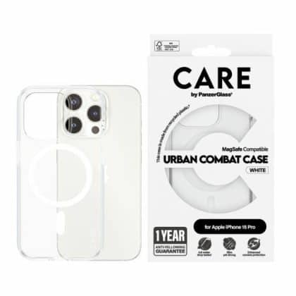PanzerGlass Urban Combat - θήκη για Apple iPhone 15 Pro - Λευκό