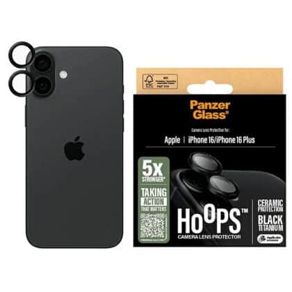 Panzerglass Hoops Κεραμική Ασπίδα Για iPhone 16 6.1" / 16 Plus 6.7" 1281