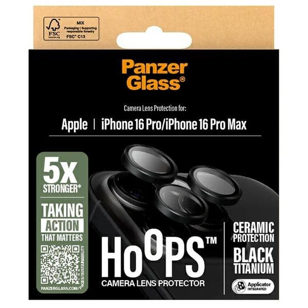 Panzerglass Hoops Κεραμικός Προστατευτικός Φακός Για iPhone 16 Pro 6.3" / 16 Pro Max 6.9" 1282 - Image 4