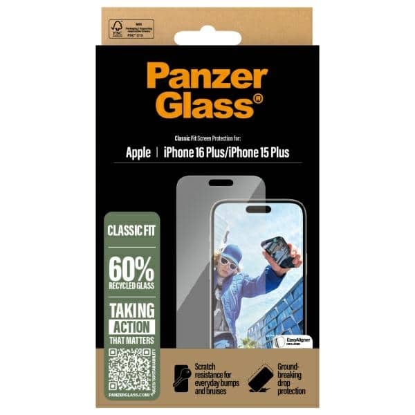 Panzerglass Θωρακισμένο Γυαλί Οθόνης Για iPhone 16 Plus 6.7" Classic Fit 2875 - Image 4