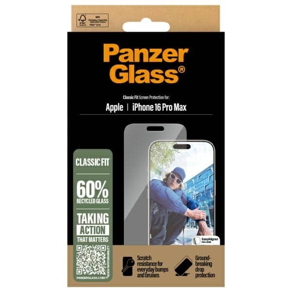 Panzerglass Γυαλί Προστασίας Οθόνης Για iPhone 16pro Max 6.9" Classic Fit 2876 - Image 4