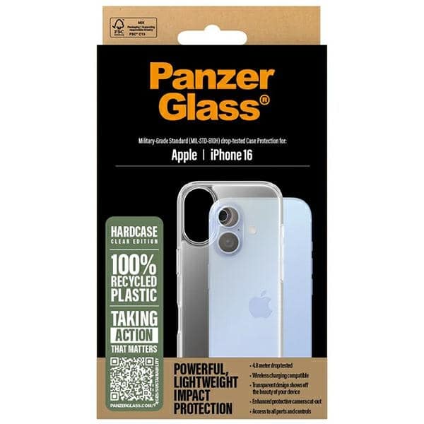 PanzerGlass HardCase - θήκη για Apple iPhone 16 - Διάφανο - Image 4