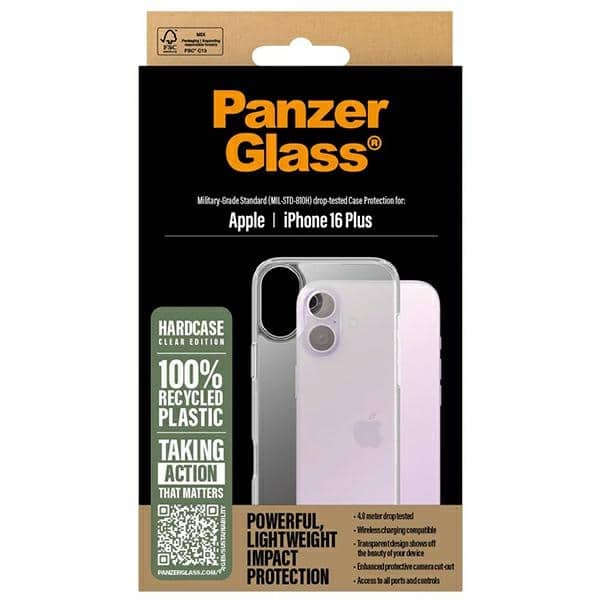 PanzerGlass HardCase - θήκη για Apple iPhone 16 Plus - Διάφανο - Image 4
