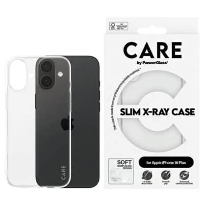 Care By Panzerglass X-Ray Soft Basiccase Για iPhone 16 Plus 6.7" Διαφανές 1443