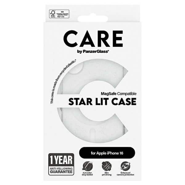 PanzerGlass Flagship Star LitCase - θήκη για Apple iPhone 16 - Λευκό - Image 4