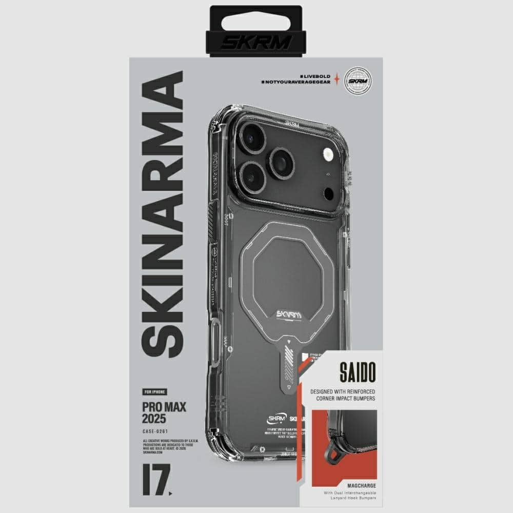 Skinarma Saido - θήκη για Apple iPhone 17 Pro Max - Γκρι - Image 2