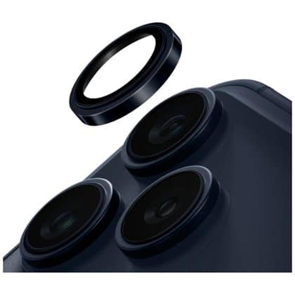 Uniq Optix Prime Προστατευτικό Φακού Κάμερας Για iPhone 17 Pro / iPhone 17 Pro Max Με Εφαρμογέα Navy Blue
