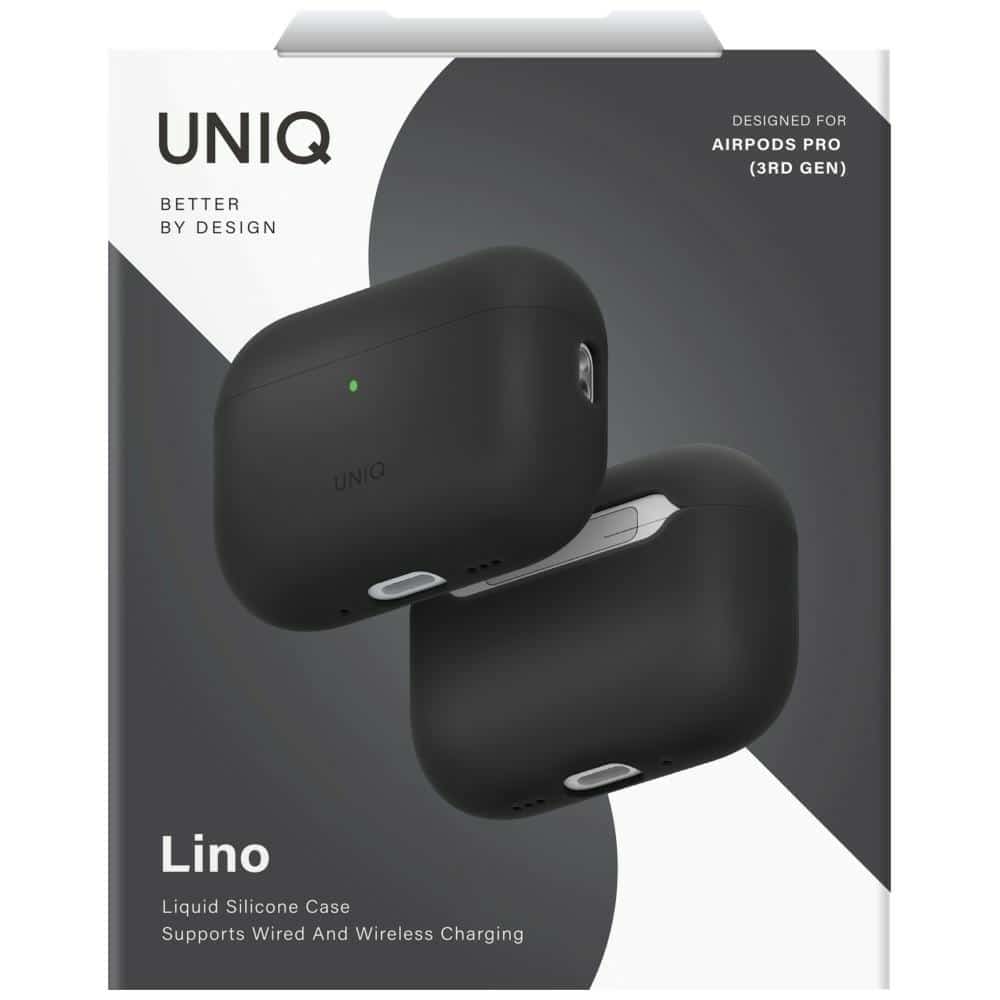 Θήκη Uniq Lino Για Airpods Pro 3ης Γενιάς - Σιλικόνη Γκρι - Image 6