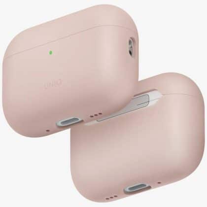 Θήκη Uniq Lino Για Airpods Pro 3ης Γενιάς - Ροζ Σιλικόνη