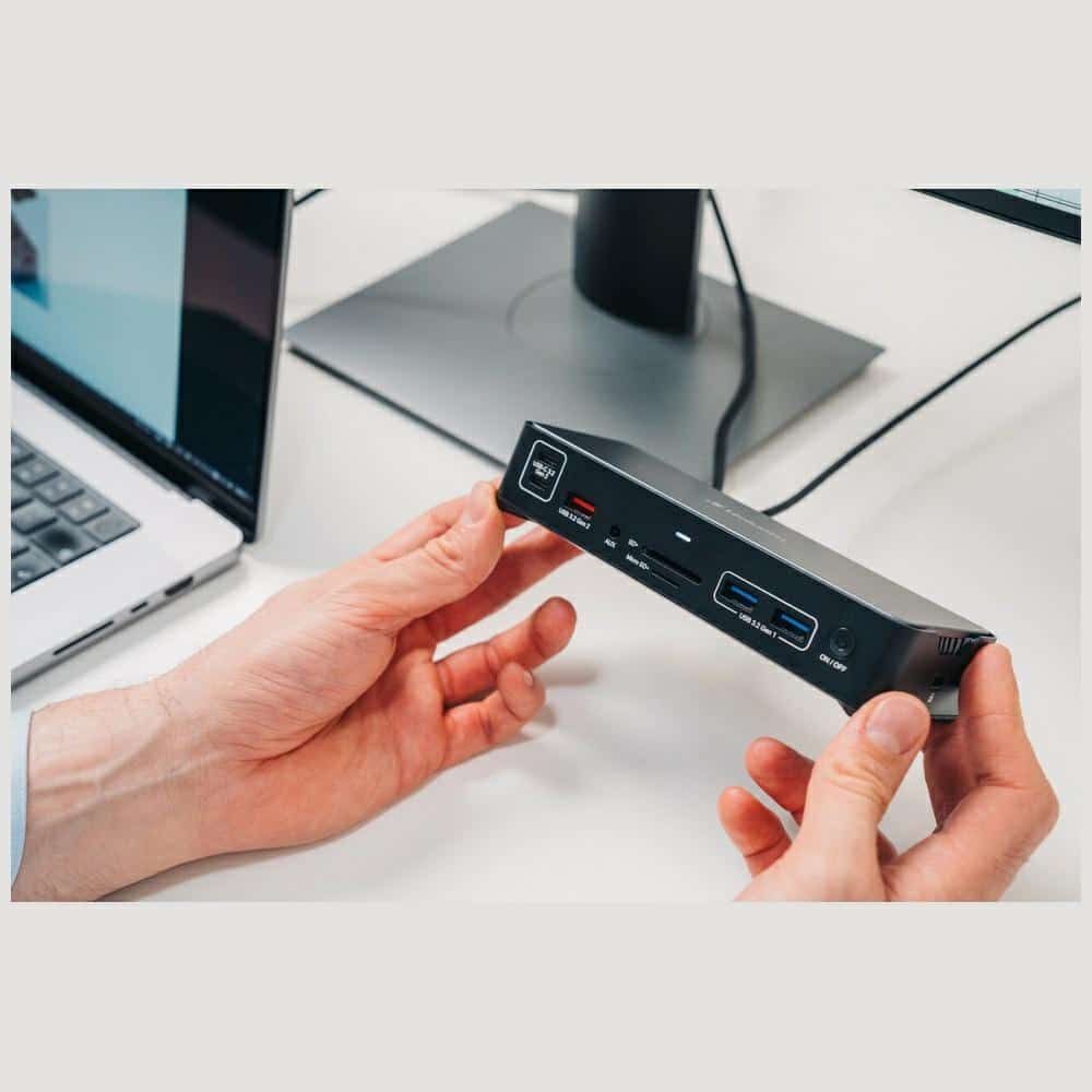 Verbatim Pro Docking Station 15-In-1 Με 2xhdmi, 1xrj45, 4xusb-A, 4xusb-C, 1xsd, 1xmicrosd, 1xaudio - Image 5