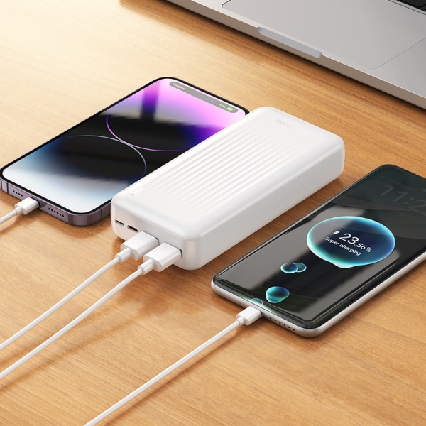 Powerbank Borofone Bj80a Clever, 20000mah, 22.5w, Qc + Pd, White - Image 4