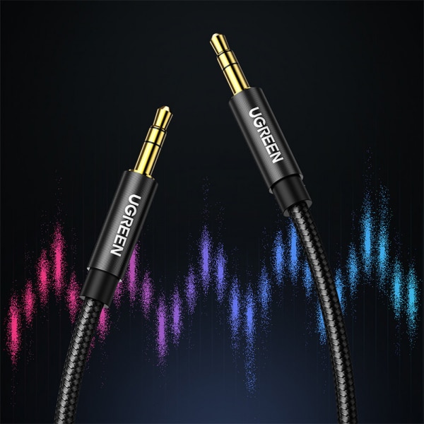3.5mm To 3.5mm Audio Καλώδιο Ugreen Av112, 1m, Black - Image 4