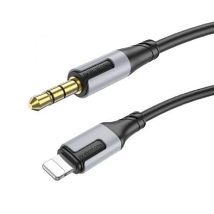 Lightning To 3.5mm Audio Καλώδιο Borofone Bl19 Creator, 1m, Black
