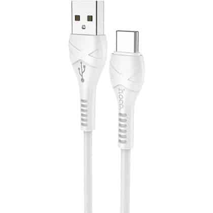 USB-A To USB-C Καλώδιο Hoco X37, 18w, 3a, 1m, White