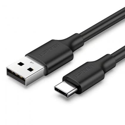 USB-A To USB-C Καλώδιο Ugreen Us287, 18w, 3a, 2m, Black