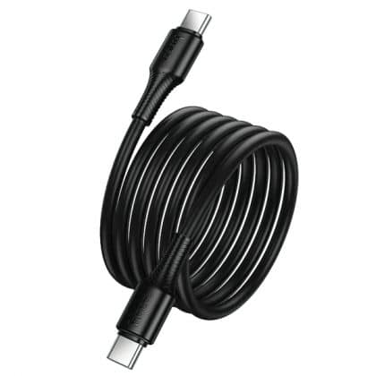USB-C To USB-C Καλώδιο Hoco X120, 60w, 3a, 1m, Black