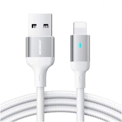USB-A To Lightning Καλώδιο Joyroom A10, 18w, 2.4a, 1.2m, White