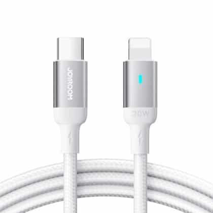 USB-C To Lightning Καλώδιο Joyroom Extraordinary Series A10, 20w, 2.4a, 1.2m, White