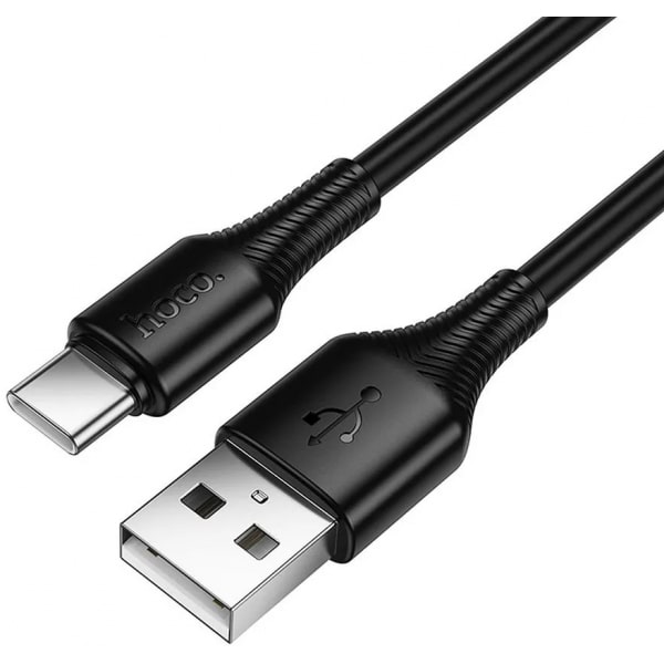 USB-A To USB-C Καλώδιο Hoco X120, 60w, 3a, 1m, Black - Image 3