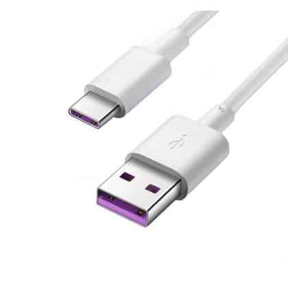 USB-A To USB-C Καλώδιο Huawei Ap71, 40w, 5a, 1m, White 4071497