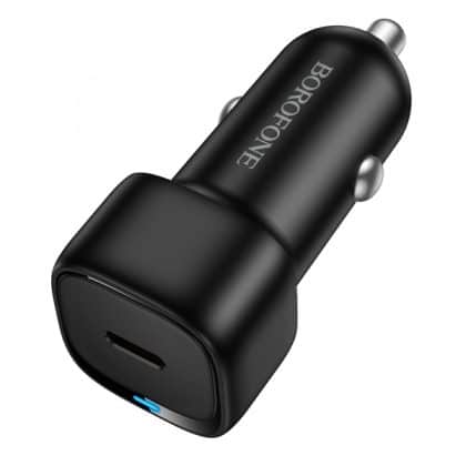 Car Charger Borofone Bz34a Cloud, 20w, 3a, 1 X USB-C, Black