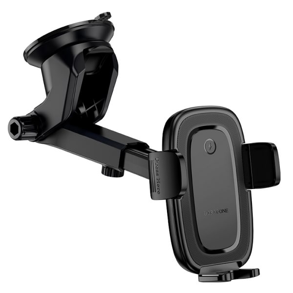 Wireless Car Charger Borofone Bh223 Follower, 15w, 1.67a, Black - Image 2