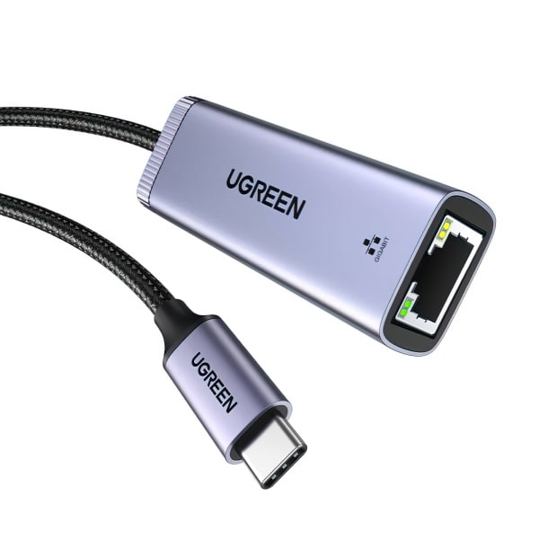 Ethernet Adapter Ugreen Cm483, Rj45, USB-C, Grey - Image 4