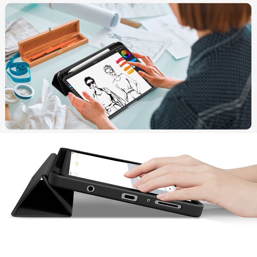 Tech-Protect Sc Pen Canvas Galaxy Tab A9 / A11 8.7 X110 / X115 / X133 / X135 Obsidian Black - Image 13
