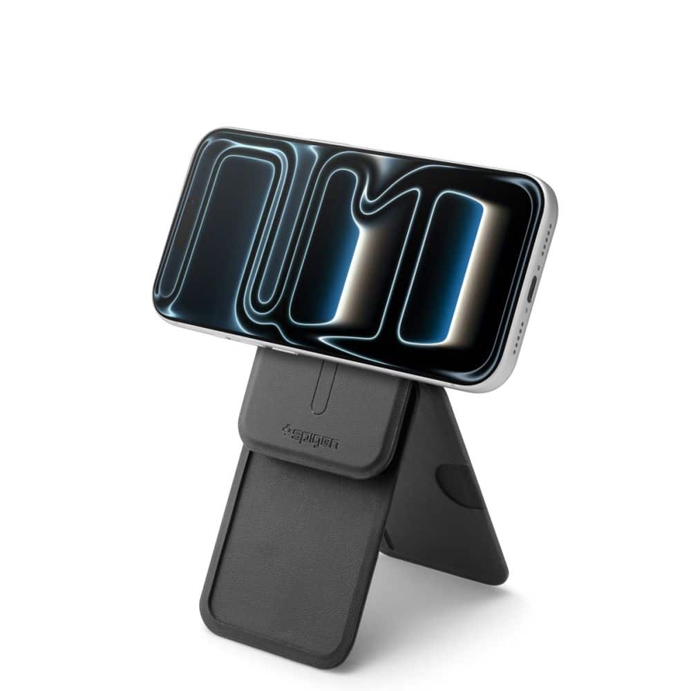 Spigen S314-2 Slim Fold Tripod Magsafe Universal Magnetic Card Holder Black - Image 12