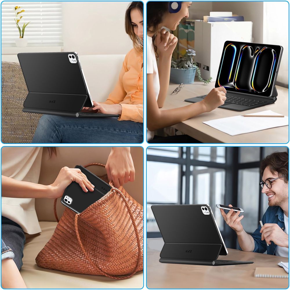 Tech-Protect Smartcase Magnetic + Keyboard iPad Pro 11” 5 / 6 2024-2025 Black - Image 11