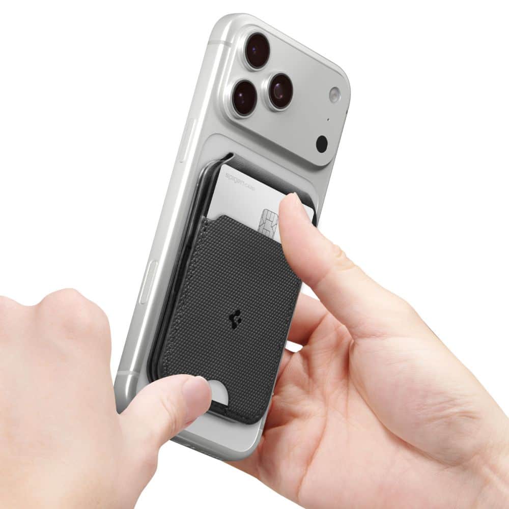 Spigen S314-2 Slim Fold Tripod Magsafe Universal Magnetic Card Holder Black - Image 15