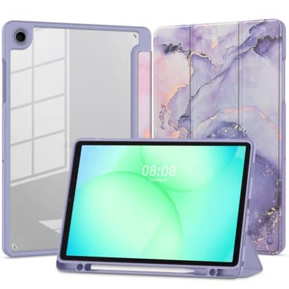 Tech-Protect Sc Pen Hybrid Galaxy Tab A9+ / A11+ Plus 11.0 X210 / X215 / X216 / X230 / X235 / X236 Violet Marble