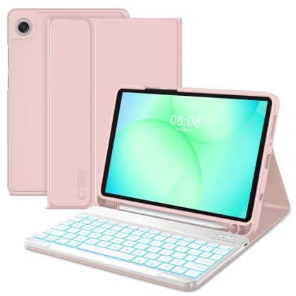Tech-Protect Sc Pen + Keyboard Galaxy Tab A9 / A11 8.7 X110 / X115 / X133 / X135 Pink