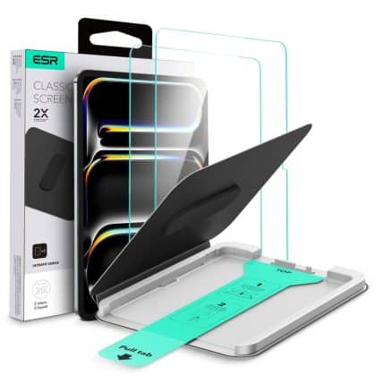 Σκληρυμένο γυαλί ESR Ultrafit Tempered Glass 2-Pack iPad Pro 11” 5 / 6 / 2024-2025 Clear