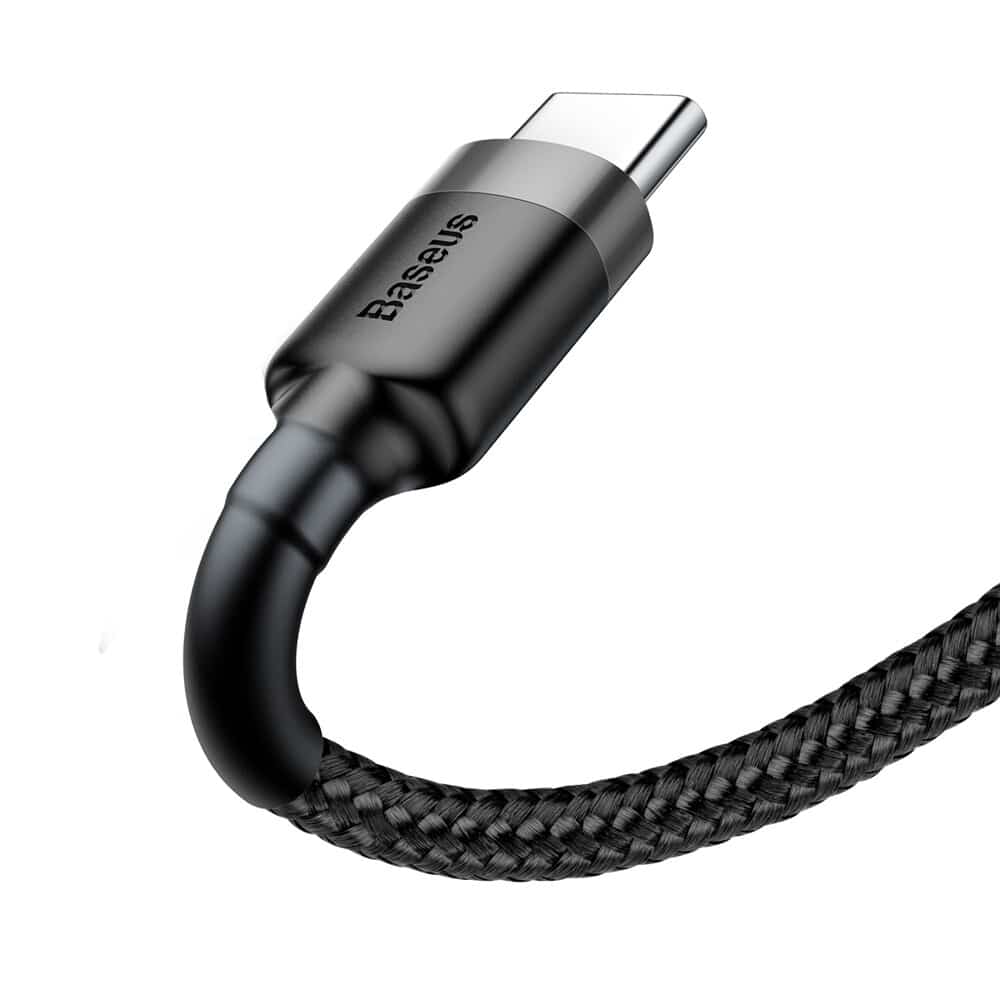 Baseus Cafule USB Type-C Καλώδιο 100cm Grey/Black - Image 3