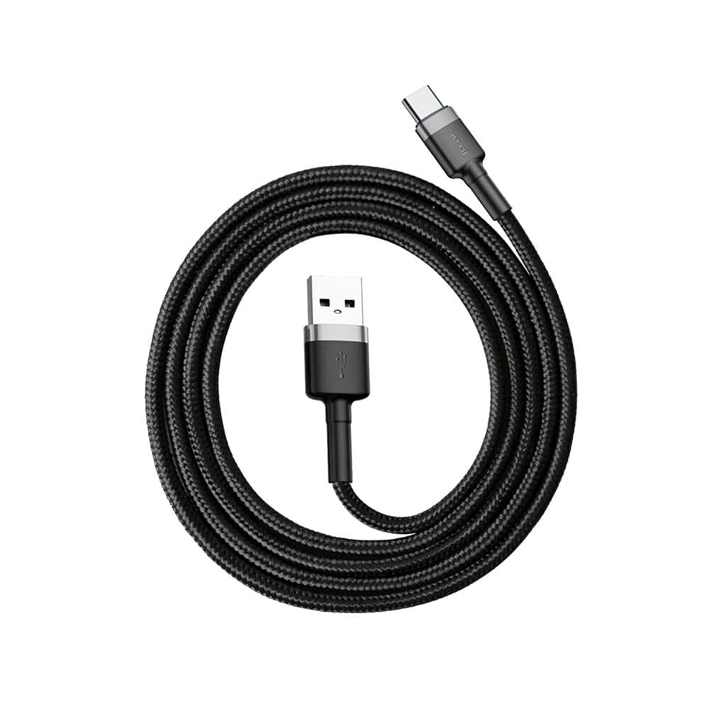 Baseus Cafule USB Type-C Καλώδιο 100cm Grey/Black - Image 5