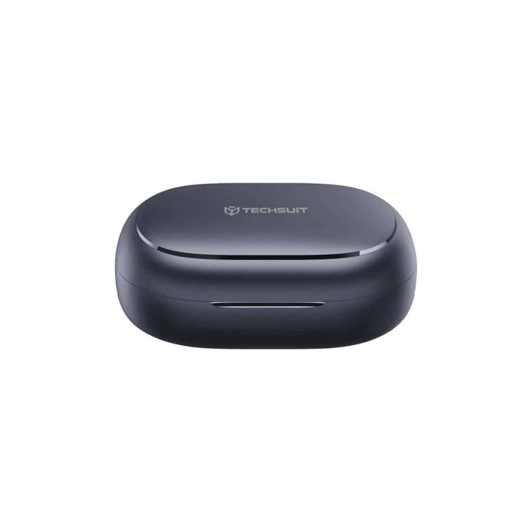 Techsuit - Premium Wireless Earbuds Airtune 100 (cw4) - Bluetooth V5.4, 400mah, Ipx4 - Black - Image 3