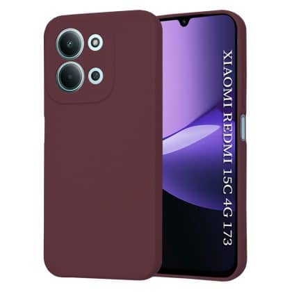 Techsuit - Softflex - Xiaomi Redmi 15c 4g / Redmi 15c 5g - Plum Red