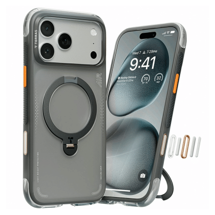 Torras - Ostand Spin Air Series - Iphone 17 Pro Max - Shadow Black