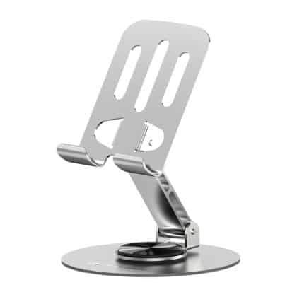 Lito - Phone Holder (lt-H01) - Foldable, 360° Rotation, One-Hand Operation, Universal, Anti-Slip Design - Grey