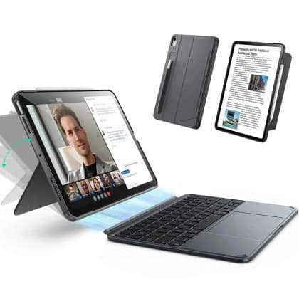 ESR - Shift Keyboard Case - iPad Air 13 (2024) / iPad Air 13 (2025) - Dark Gray