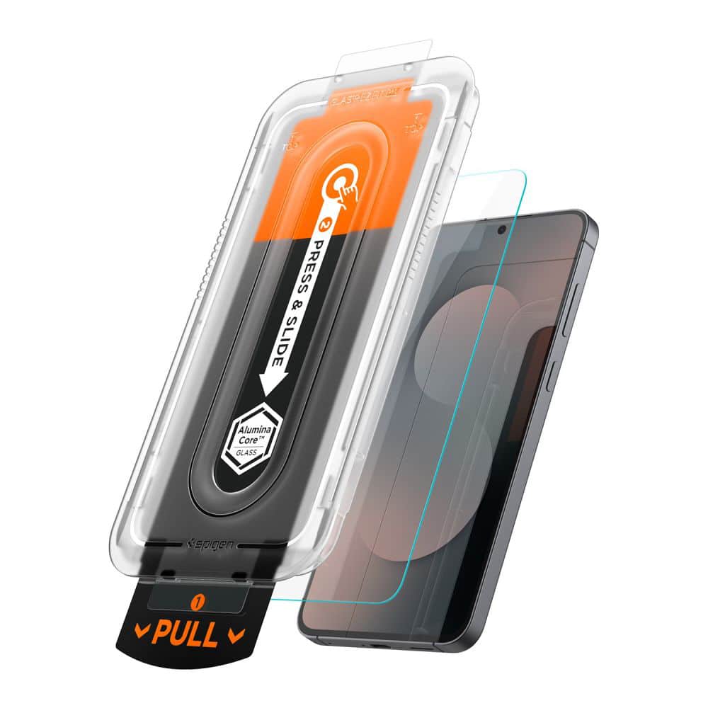 Spigen - Glas.tr Ez-Fit Pro Hd - Samsung Galaxy S25 Fe - Clear - Image 3