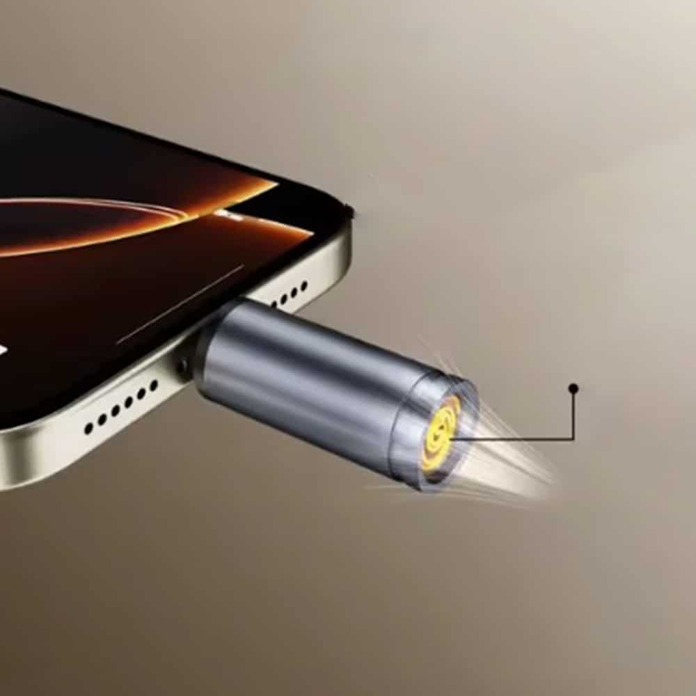 Μίνι Αναπτήρας USB-C Αντιάνεμος - Αλουμίνιο, 6W, Φορητός - Techsuit Smokex - Γκρι - Image 6